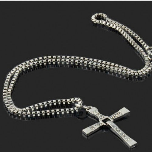 The Fast And The Furious - Silver Cross Necklace