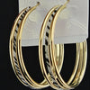 Charm Frosted Big Hoop Earrings