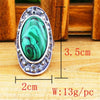 Craft Tibetan Oval Rhineston Ring