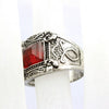 Red Ruby Crystal Ring